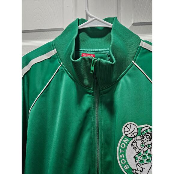Mitchell & Ness Boston Celtics Hardwood Classics Jacket Zip 4XL - Picture 3 of 16